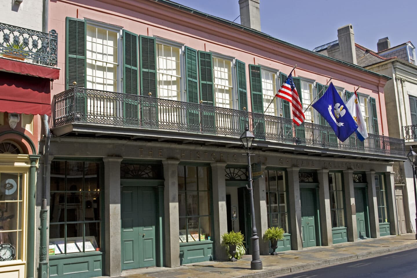 historic new orleans collection facade of 533 royal street