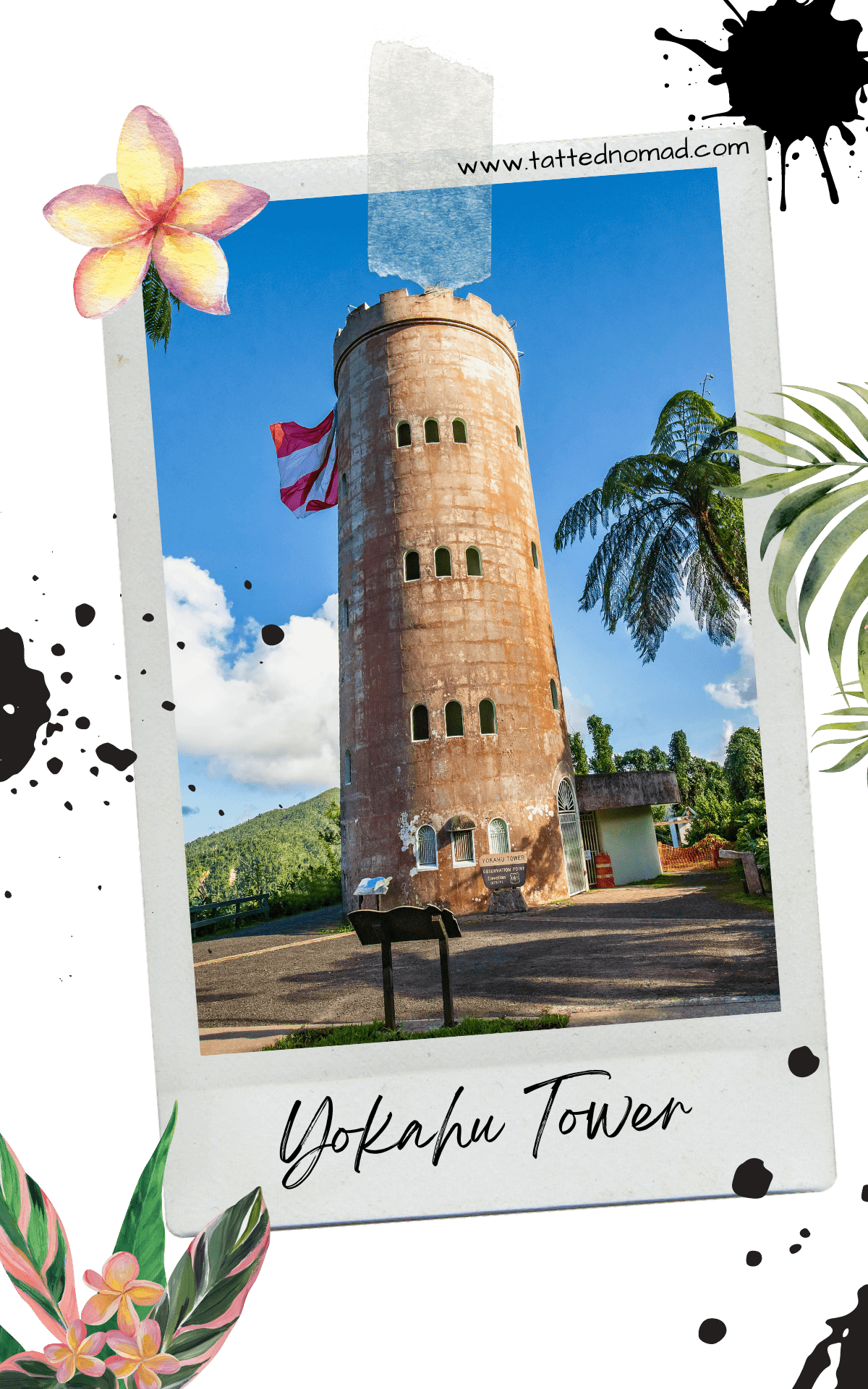 tokahu observation tower in el yunque rainforest in puerto rico