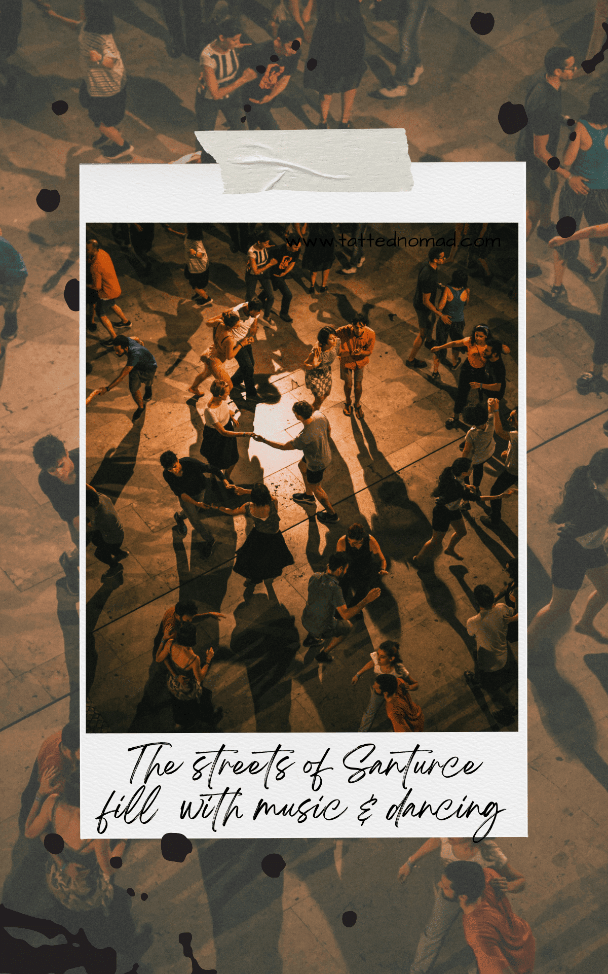 people dancing on the streets at night in la placita de santurce san juan