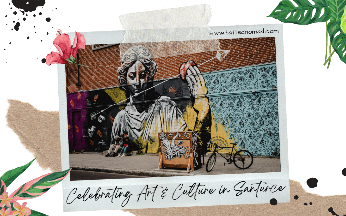 painted mural on the street of santurce in san juan puerto rico