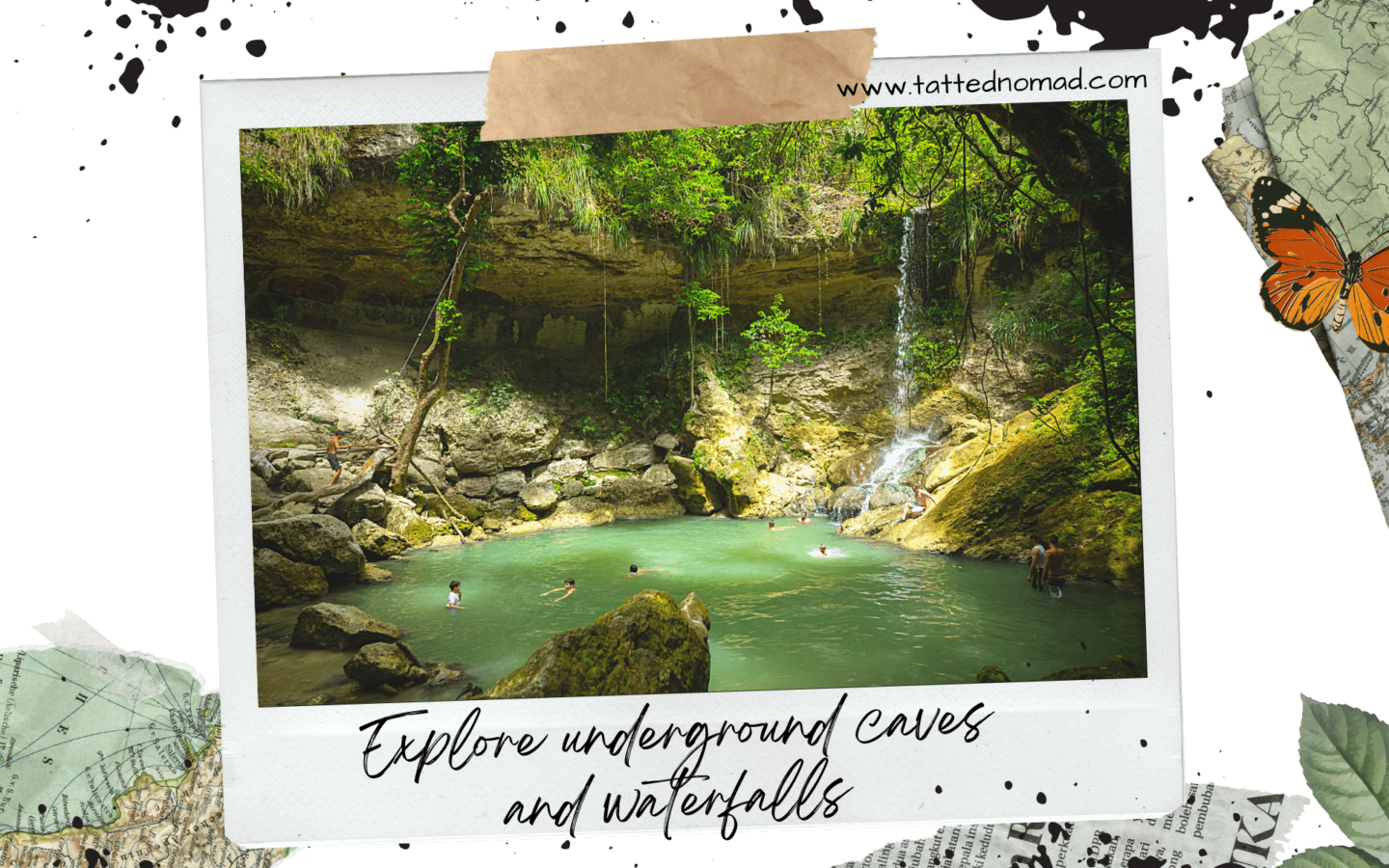 underground cave and waterfall in san juan puerto rico