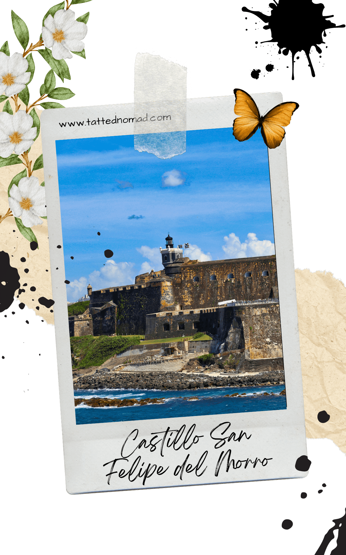 view from the water of castillo san felipe del morro in old san juan
