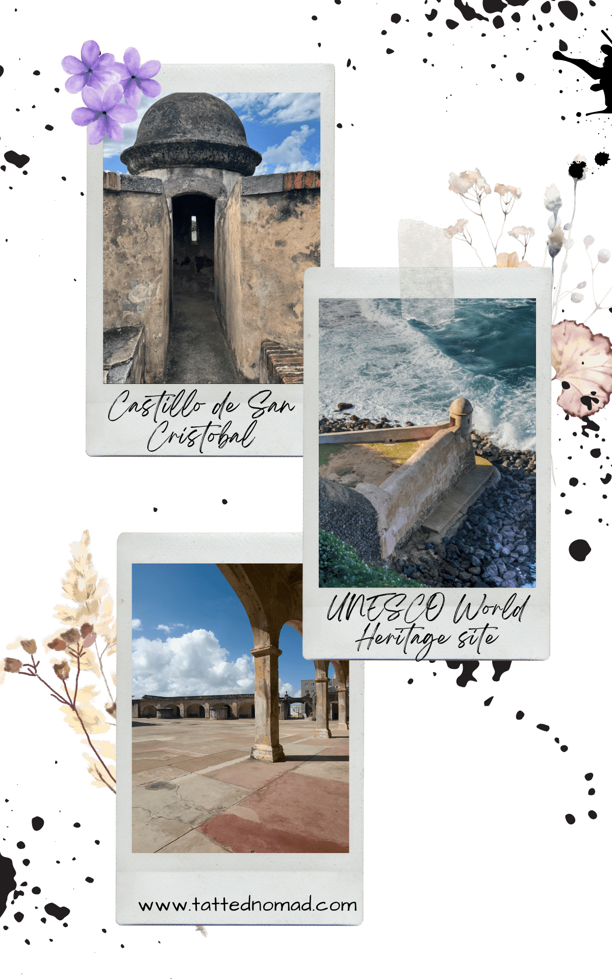 castillo de san cristobal in old san juan and la garrita del diablo