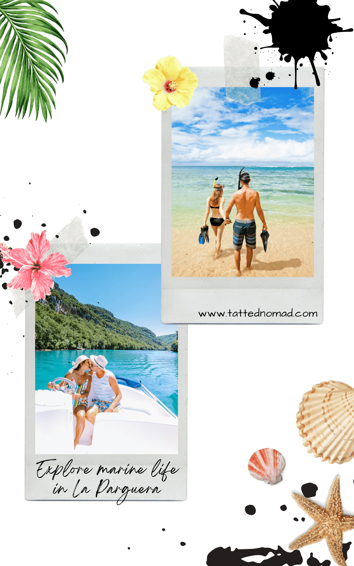 a couple sitting on a boat with a mountain behind and a coupe walking towards the sea